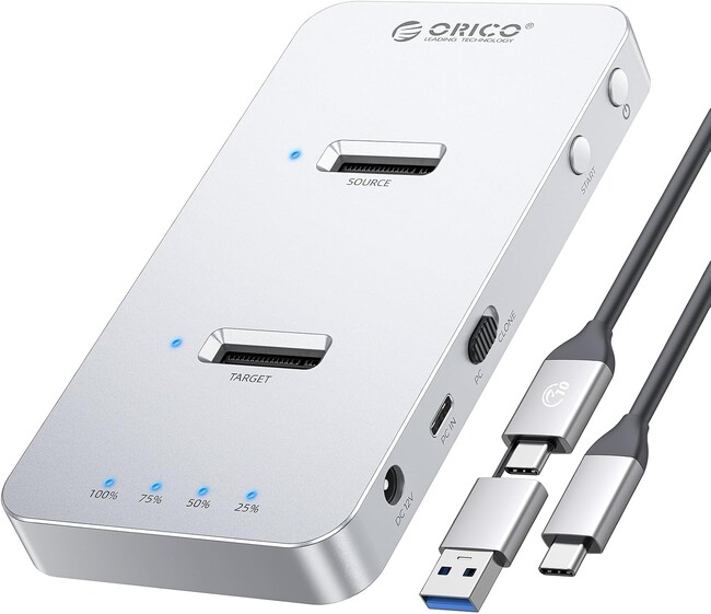 ORICO�A40Gbps USB4�Ή��f���A���x�CM.2 NVMe�N���[���h�b�N�𔭕\--�����N���b�N�I�t���C���N���[���E�ő�8TB�Ή��E�A���~��̌^���M�Ńf�[�^�ڍs�ƃo�b�N�A�b�v��������