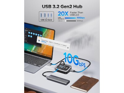 ORICO USB�n�u USB 3.2 4�|�[�g�y10Gbps�����]���z�bDEAL���i 3,219�~