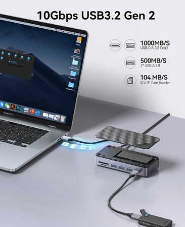 特別割引】ORICO 12-in-1 USB C ハブ M.2 SSDケース：マピオンニュース