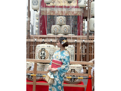 『浴衣で楽しむ祇園祭』22時まで営業延長！浴衣で楽しむ夜の祇園祭はレンタル着物岡本へ。
