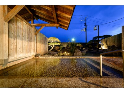 【郡山三穂田温泉】期間限定「天然地下水風呂」が露天風呂に登場。100%天然掛け流し温泉と24.8℃の地下水を交互に利用する“温冷交代浴”で夏の自律神経を整える。