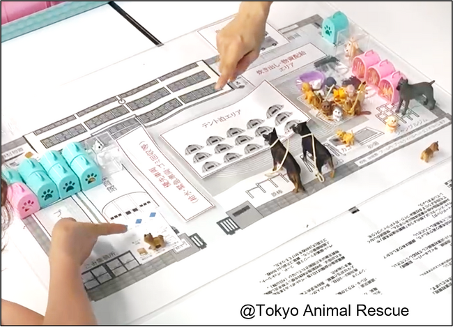 都心部でも安心してペット同行避難できることを目指して - ペット同行避難図上訓練キット開発、11月16・24日、品川区におけるペット同行避難訓練に講師として参加