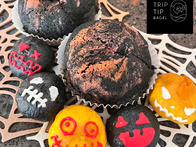 「TRIP TIP BAGEL」のハロウィンメニューが登場！（2024年10月1日(火)より期間限定・店頭限定販売）