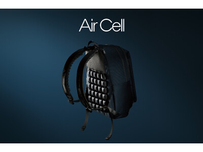 「AIR CELL(エアセル)」が身体にかかる圧力を分散!肩・背中・腰の負担を軽減して快適さと持続的なパ...