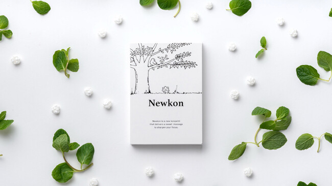 “食べるリフレッシュ”口の中でころがす、文庫本型の金平糖「Newkon ミント味」5月25日発売