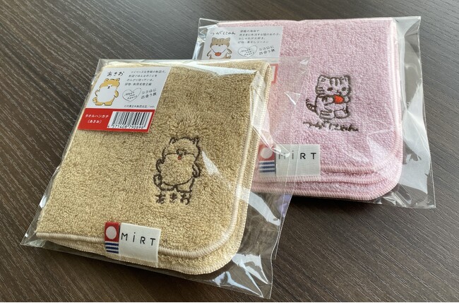 【秋田駅】JR秋田支社公式キャラクター「あきお&つがにゃん」デザインのタオルハンカチを新発売します！