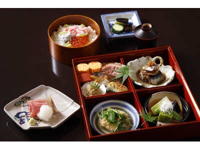 祇園「静水香」のランチに選べるおばんざい付きの松花堂ランチが新登場！日本酒の乾杯スパークリングもセットに。