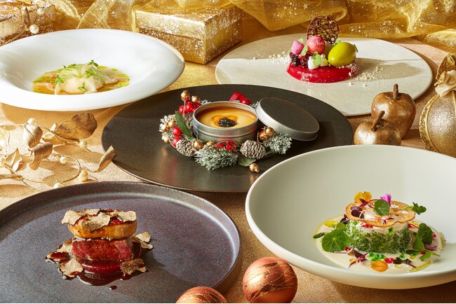 東京随一の夜景を眺めながら特別なクリスマスディナーを・・・Fish Bank TOKYOより2025年クリスマスコースのご案内です。