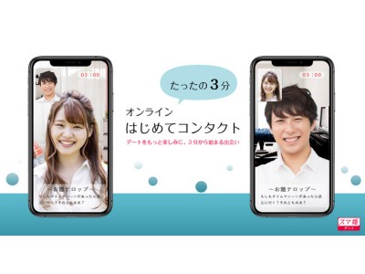 スマートフォン向けのマッチングアプリ「スマ婚デート」からビデオ通話機能『オンライン はじめてコンタクト』リリース！