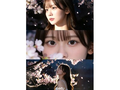 撮影場所を選ばず桜を再現、Meituが "春限定" の新機能を公開　動画美容加工機能も強化