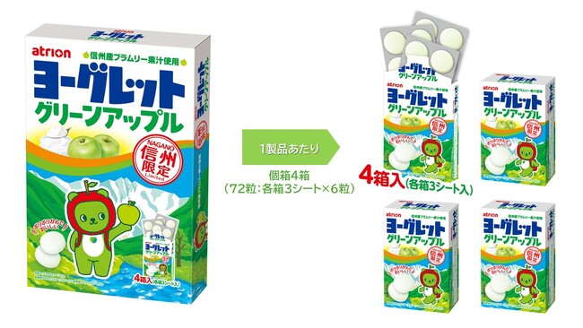 【信州限定】お土産ヨーグレット初登場　ご当地フレーバー「ヨーグレット グリーンアップル」で地元を元気に