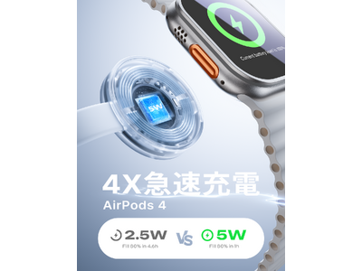 iPhone・Apple Watch・AirPodsを3台同時充電。手のひらサイズに折りたためる「LIZEN 3-in-1マグネット式ワイヤレス充電器」を9月12日に発売。iPhone16シリーズ対応