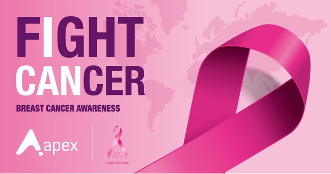 Apex株式会社、乳がん啓発月間にCSR活動を推進