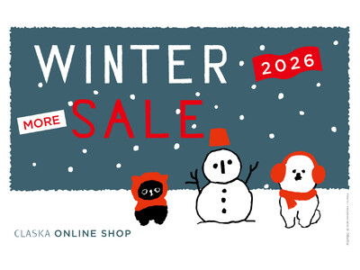 【CLASKA ONLINE SHOP】2026 WINTER "MORE" SALEを1月26日（月）より開催