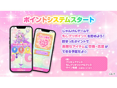 「もしもし！プリキュアでんわ」にポイントシステムを導入！