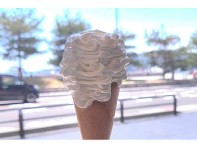 【松島門前店限定】まるで“花”が咲くソフトクリーム誕生！GWより販売開始