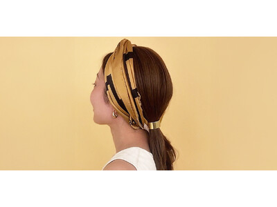 ジェンダレスなヘアアクセサリーブランド＜THBT＞より、たおやかに揺れる大判のシルクスカーフが登場！