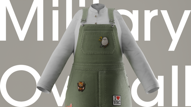 プレスリリース「デジタルファッションに取り組む株式会社harmonyがオーバーオールを再解釈、メタバース向けに販売」のイメージ画像