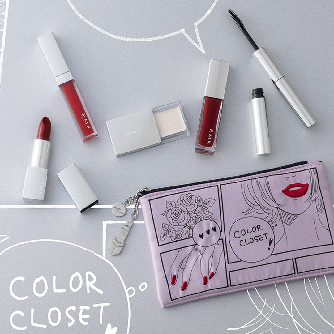 《RMK×桜沢エリカ》RMKから魅惑的な赤でセンシュアルな魅力を引き出すホリデーコレクションが登場
