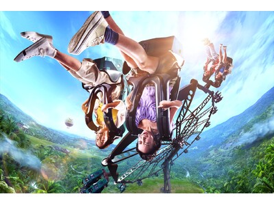 大空に身体ごと放り出される、爽快・絶叫体験「やんばるトルネード」がGWごろに登場！ジャングリア沖縄は、2026年もさらに進化が続々！