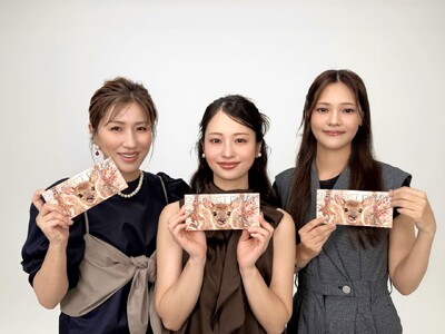 大人気ヘア＆メイクアップアーティスト 長井かおりさんが実演！ この秋のトレンド、シアーレッドトーンで作る、 「大人の多幸感バンビメイク」