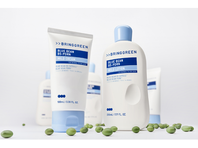 BRINGGREEN（ブリングリーン）、“青豆*¹モイスト処方”で敏感肌に寄り添う「ブルービーンB5-PDRN(TM)︎*²ライン」を11/1新発売！
