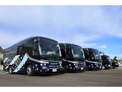 【金沢アドベンチャーズ】新車両ラグジュアリー中型バス「彩の風+(plus)」を導入しました