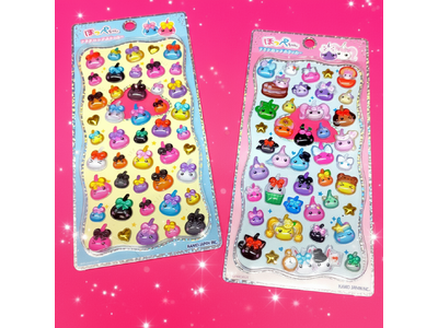 サン宝石の人気キャラ「ほっぺちゃん」シールで令和の交換文化が再燃！人気キャラ×最新トレンドのドロップ系ステッカーが11月登場