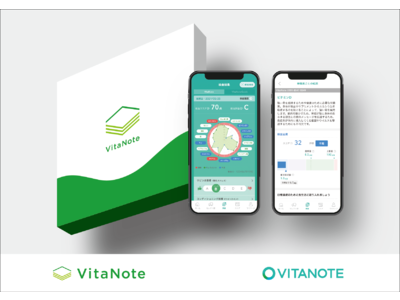 栄養素18種類、体調マーカー2種類が測定できる郵送型栄養検査サービス「VitaNote」販売開始