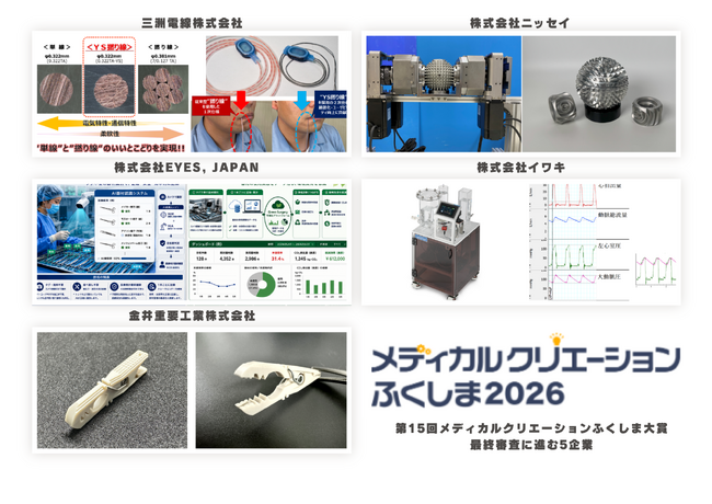メディカルクリエーションふくしま2026】医療機器分野に挑戦する15社