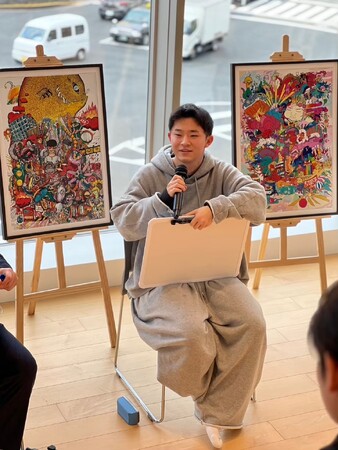 プレスリリース「万博MUSASHI個展に向けて“コミュニティ・バンク京信”がコラボ」のイメージ画像