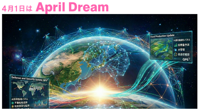 【April Dream】坂本龍馬は海に活路を見出した。我々は宇宙だ！