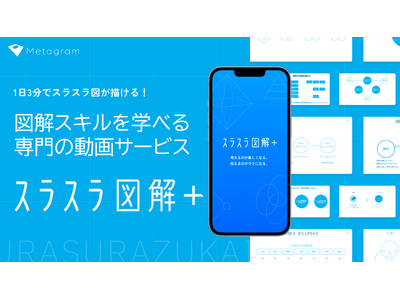 図解スキルを学べる専門の動画学習サービス『スラスラ図解＋』を正式リリース