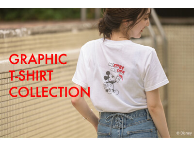 「ミッキーマウス」と「LIFE」のグラフィックTシャツコレクションが登場。