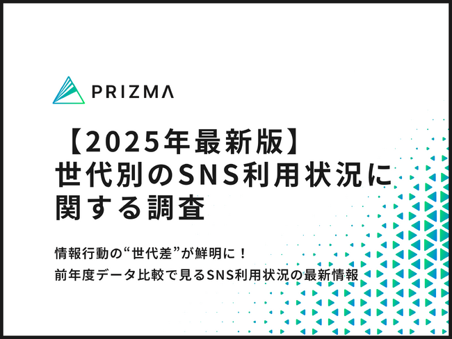 【2025年最新！世代別のSNS利用状況とは】インフルエンサー投稿の影響を受けやすい世代や購買影響のリアルを徹底調査！