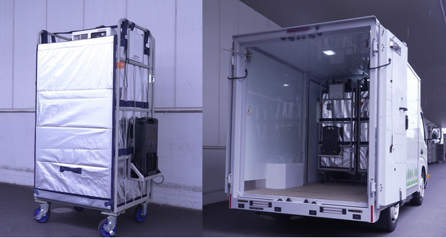 「小型EVトラック」と「断熱・保冷機能付きの輸送用機材」を活用した医薬品配送の実証実験を開始