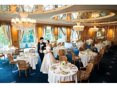 ホテルウエディング専門誌の編集者が「ここで挙げたい！招待されたい！」と絶賛。ホテル内グランメゾンでのリュ...