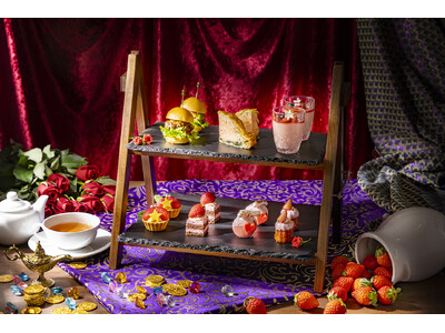 “アラビアンナイト”をテーマにしたストロベリーアフタヌーンティーが登場