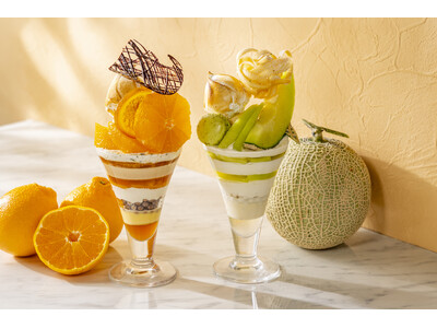 ストリングスホテル東京インターコンチネンタルより、 2種類の初夏限定パフェ「はちみつデコポン」「メロンラ...