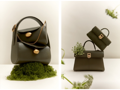 Cafune / カフネ　2026年春の新作　　定番色を超えた、洗練を纏うニュアンスカラー。新色「Moss」が、アイコンバッグ「Stance」と「Drop Duffel」に待望のラインナップ