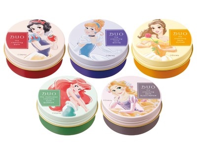 大人気の「デュオ ザ クレンジングバーム」シリーズより、「ディズニープリンセス」デザインが数量限定*1で登場！