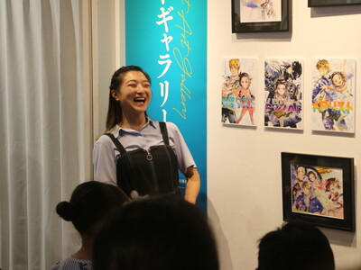 ～憧れのメダリストから子どもたちにエール～　メダリスト展で広がる夢 坂本花織さんと子どもたちが交流