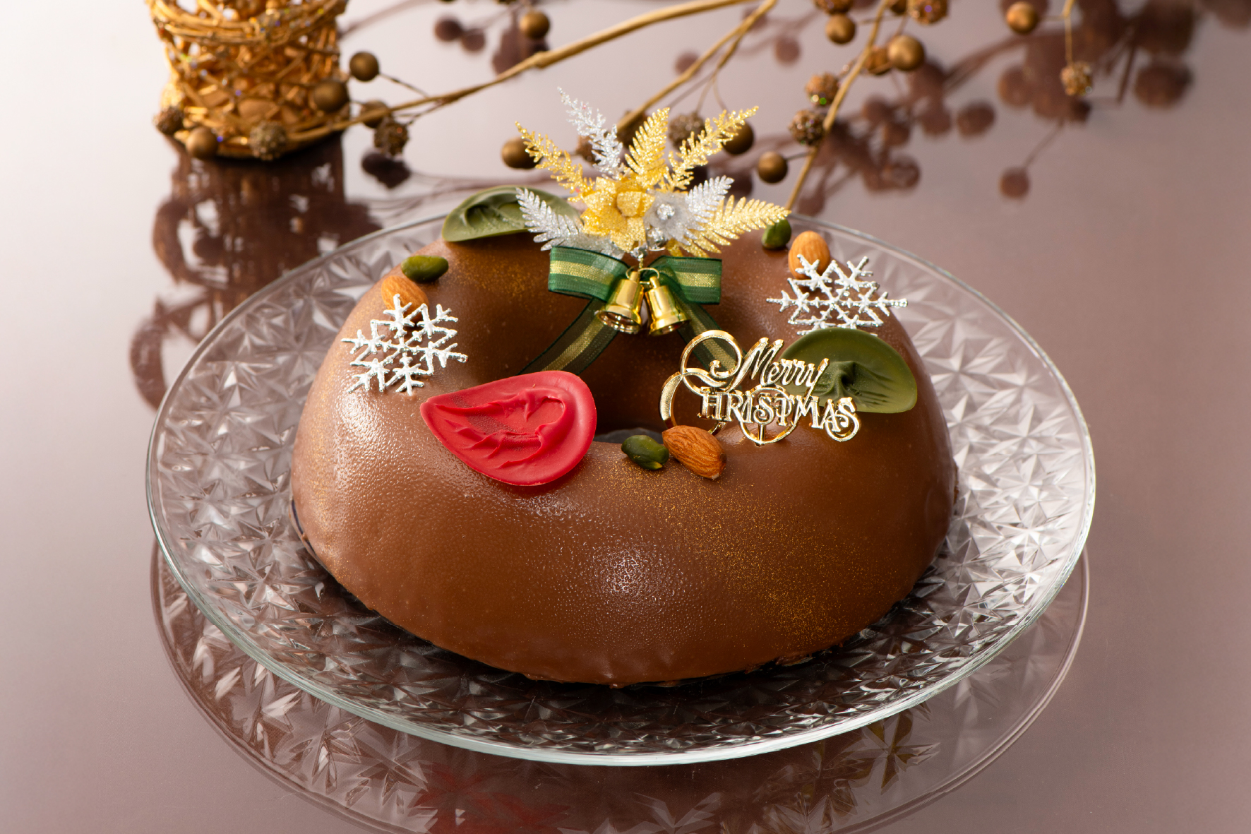 【京都・バイカル】下鴨本店限定 “丹波栗” 使用の京都の魅力あふれるクリスマスケーキ