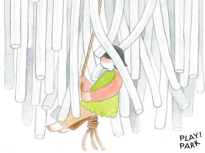 【東京立川市プレイパーク】大型遊具「ゆらゆら森」が登場！PLAY! PARKが建築資材の「ミナフォームマ...