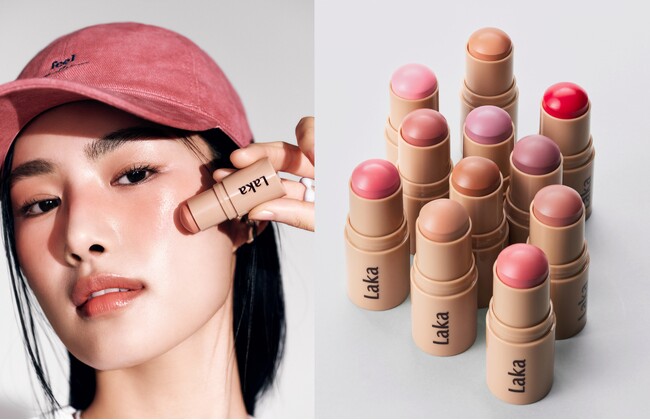 【Laka】UVケアとツヤ発色を両方叶えるチークが新発売!