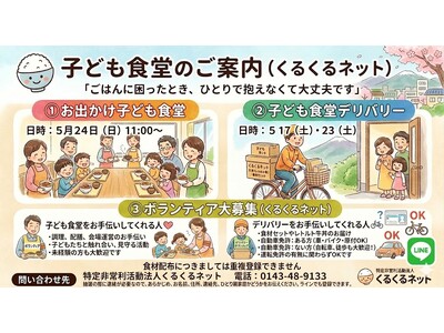 室蘭発｜子ども食堂デリバリー事業が本格展開福祉医療機構（WAM）通常助成に採択