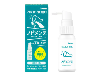 さまざまな「伝える」を応援します　ノドと声に新習慣！ 新商品「ノドメンテ」発売