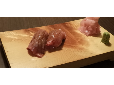 大分和牛の旨みを一貫に込めて。