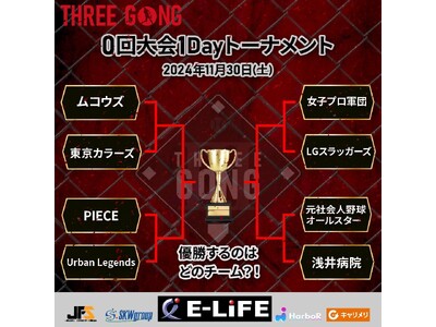 野球の概念を覆す新たな野球イベント「THREE GONG（スリーゴング）」第0回開幕&第1回大会開催決定！