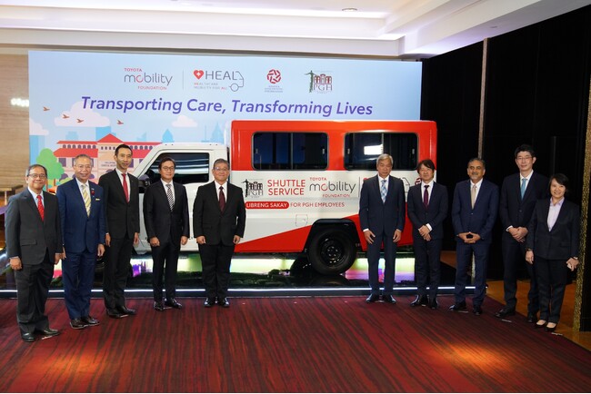 トヨタ・モビリティ基金、フィリピンにてモビリティを活用した医療アクセス向上のための「Healthcare Mobility for All（HEAL）」プログラムを開始